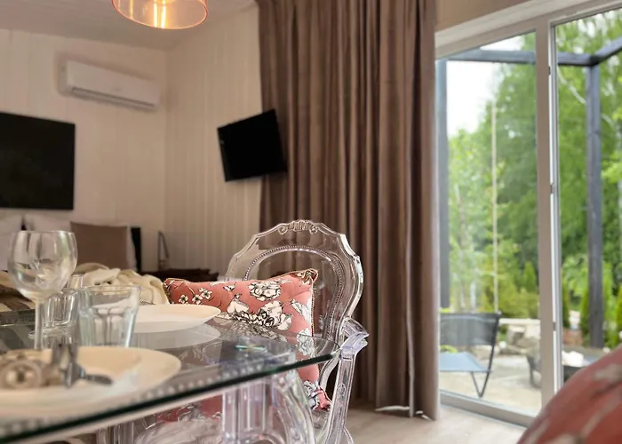 Garden - The Lotus Holiday home Drahobudice